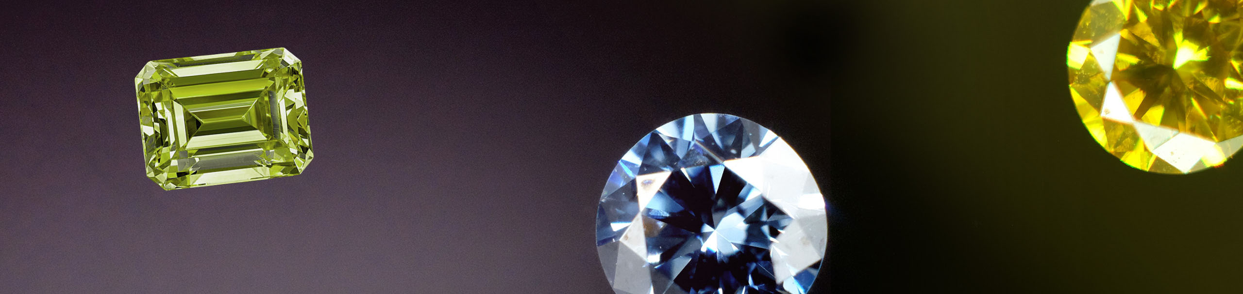 A picture banner displays LONITÉ's colourful cremation diamonds from ashes on its ashes to diamonds cost page