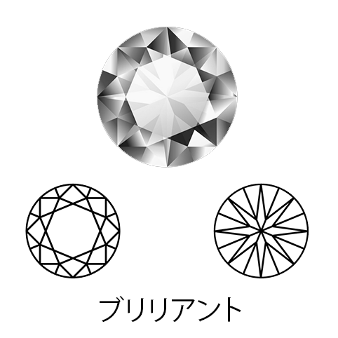 brilliant cut display of LONITÉ cremation diamonds from hair or cremation ashes