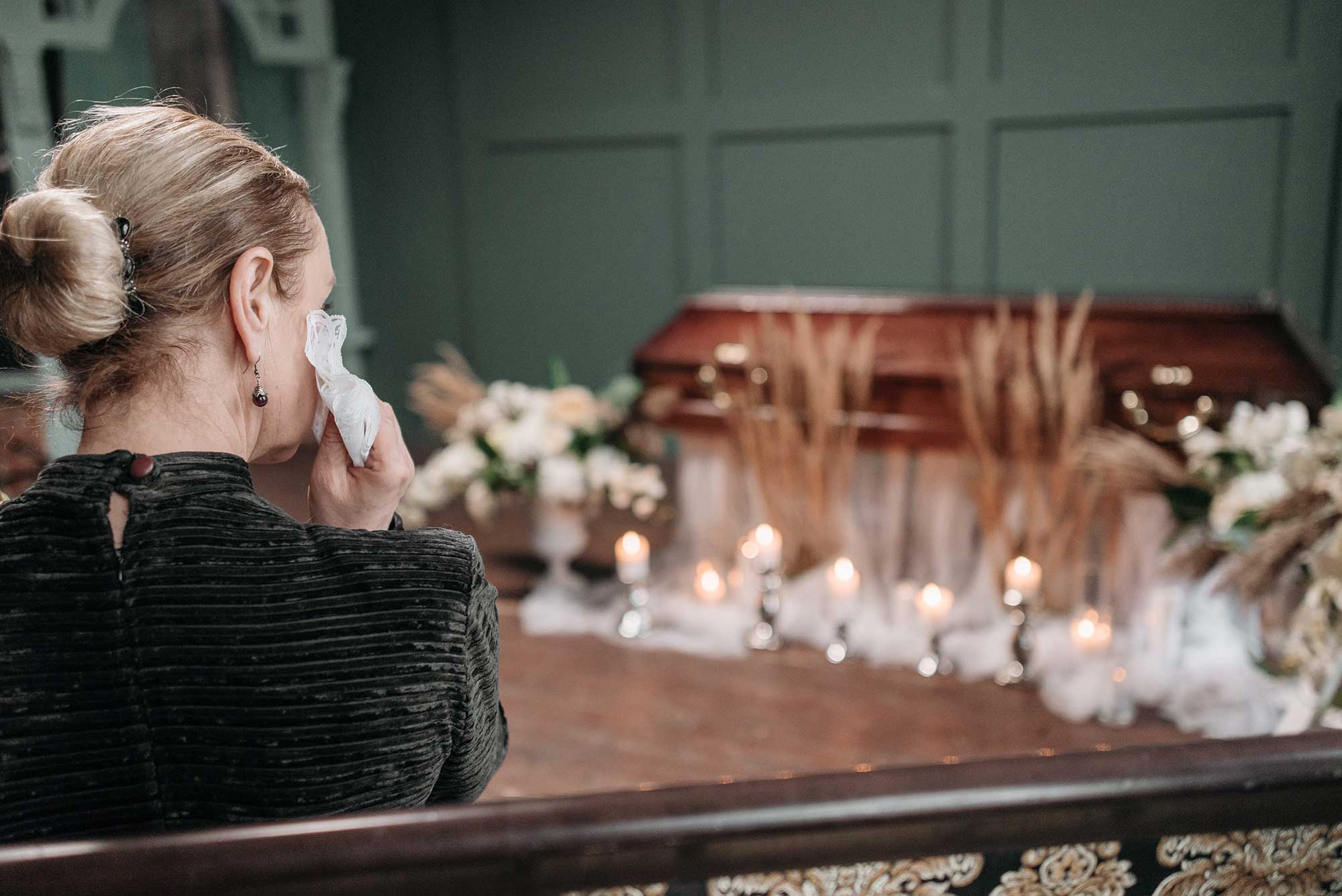 funeral gathering