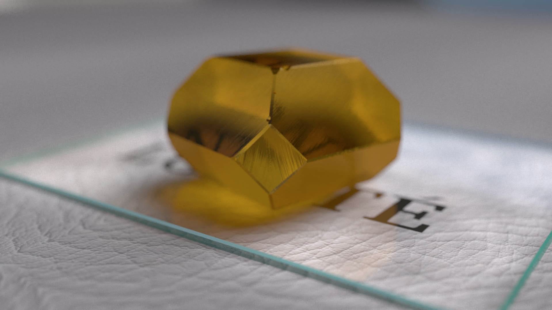 LONITÉ - LONITE AG, EspañaThe origin colour of LONITÉ cremation diamond from ashes is amber yellow